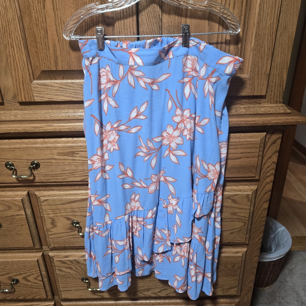 Talbots Asymmetrical Tiered Skirt